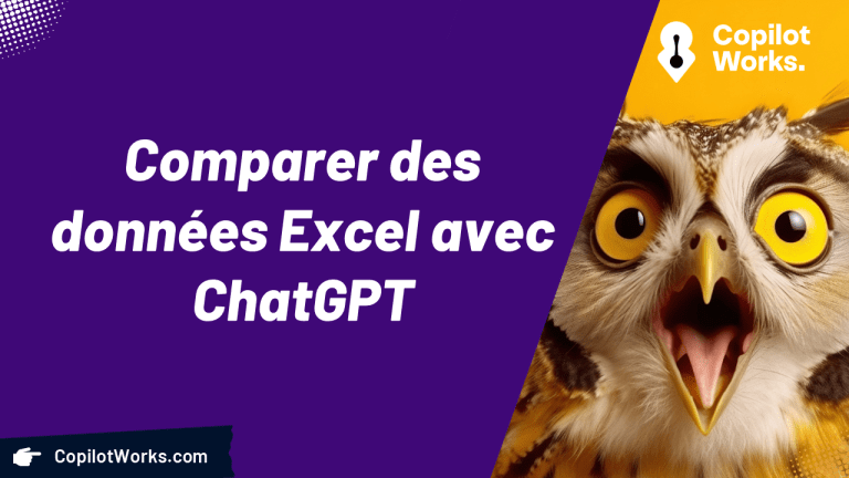 Comparer donnees excel